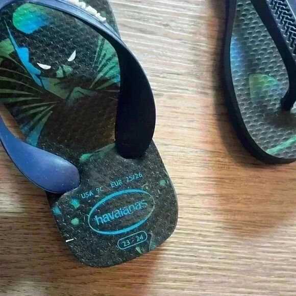 Toddler Batman Havainas flip flops 9c - Picture 4 of 4